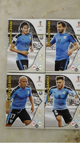 Cartas,cards, Russia 2018,cavani,nandez,arevalo Rios,stuani