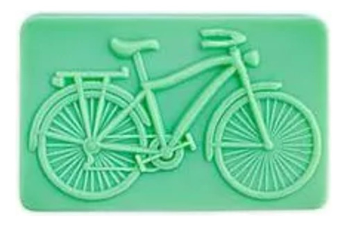 Molde Forma Silicone Retangular Bicicleta