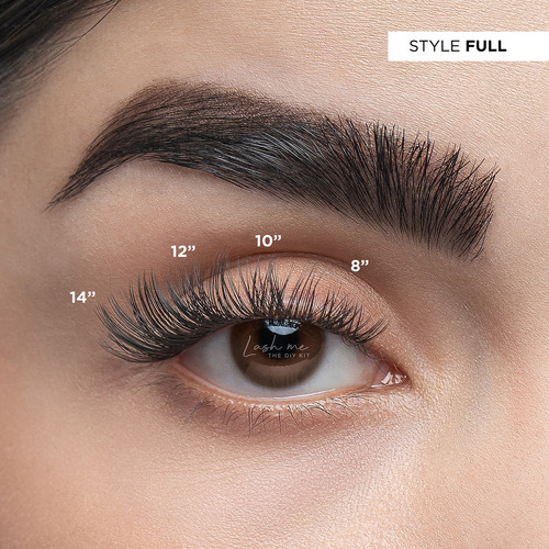 Jglashes Lash Me. Kit De Extensiones De Pestañas En Casa Full