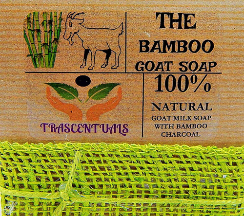 Activado Carbón De Bambú Jabón Con Leche De Cabra También Co