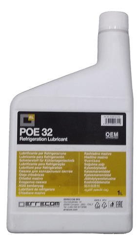Aceite Poliolester Poe Viscosi 32 1 Litro (compresores R134)