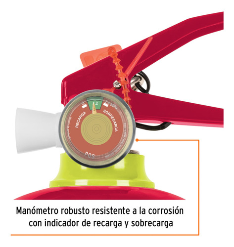 Extintor Recargable Portatil 1 Kg 100276 Truper