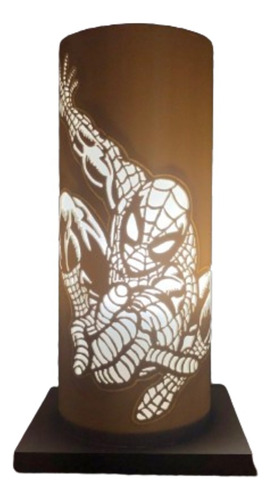 Velador De Pvc Artesanal - Spider Man - Hombre Araña