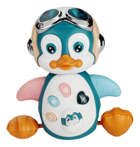 Pingüino Musical Para Gatear, Juguete Para Bebé Con