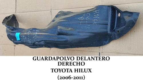Guardapolvo Delantero Derecho-unico Toyota Hilux 2006-2011
