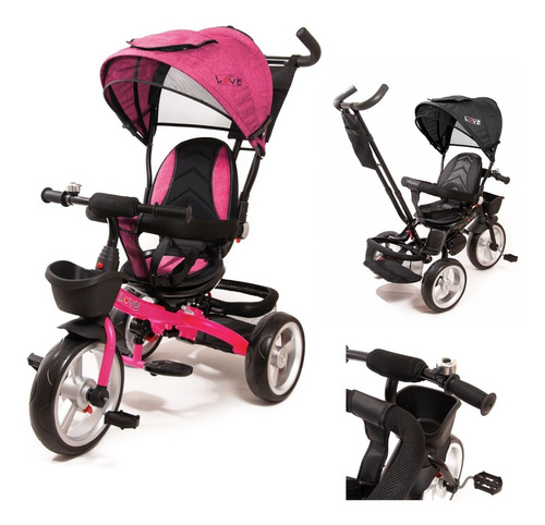 Triciclo Infantil Manija Direccional Tiendamibebe