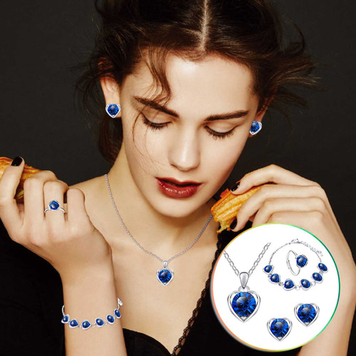 Conjunto De Pendientes Y Pulseras Para Mujer De Alta Calidad