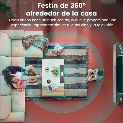 T Barra De Sonido Recargable Bocina Bluetooth Altavoz