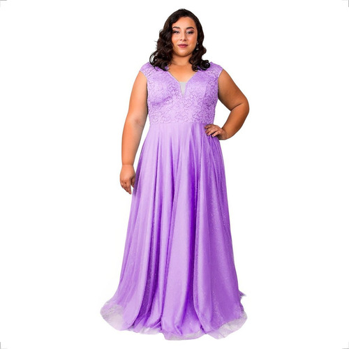 Vestido Festa Marsala Plus Size Madrinha Luxo Brilho