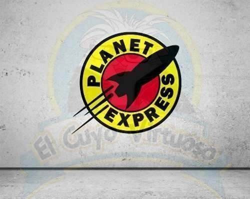 Vinil Decorativo Futurama Planet Express 55 Cm