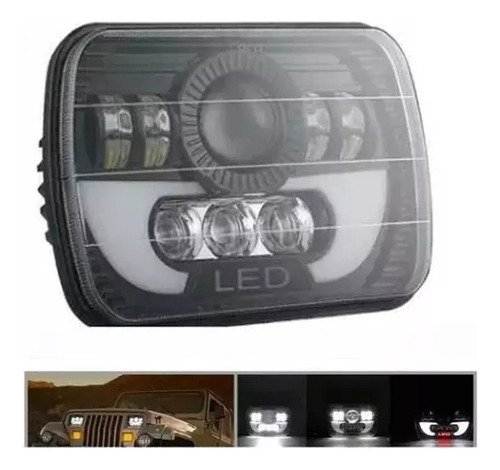 6x7 Faro Led De Proyector 5x7 Hi/lo Sealed Beam Camione Jeep