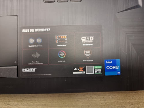 Asus Tuf F17 706heb Intel Core I7 512 Gb (Usado)