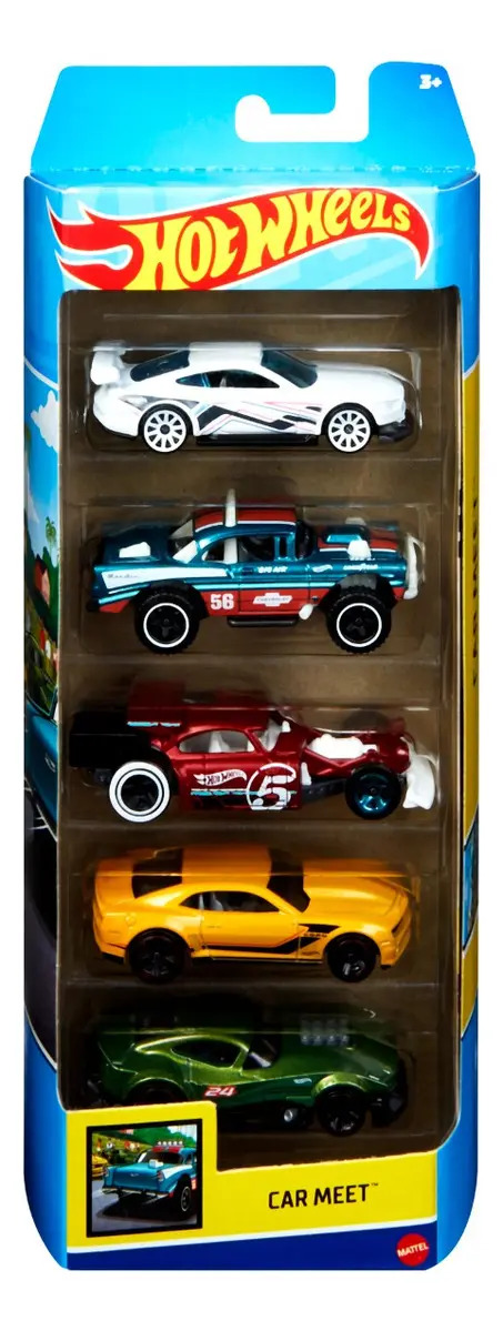 Paquete con 5 cochecitos Hot Wheels