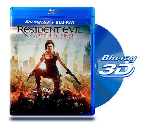 Blu Ray 3d Resident Evil Capitulo Final