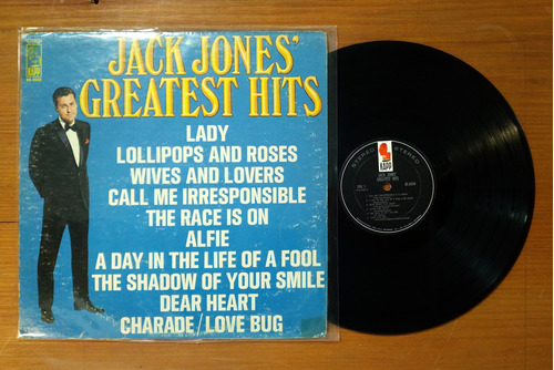 Jack Jones Greatest Hits 1968 Disco Lp Vinilo Usa