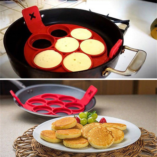Dw Forma De Silicone Para Panquecas Com 7 Furos, Formiga