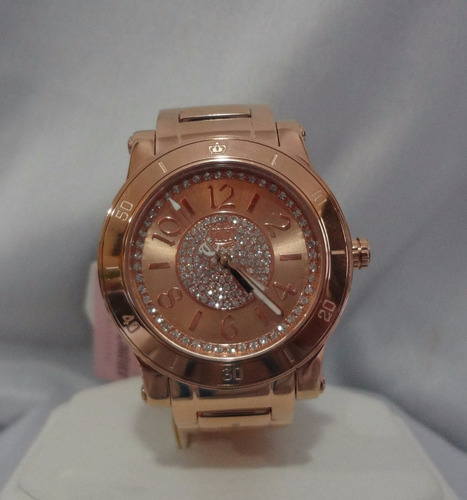 Juicy Couture, Delicado Reloj Metalico Tipo Oro Rosa
