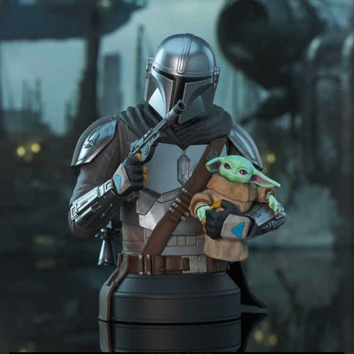Mini-bust Mandalorian & Grogu Star Wars Diamond Select Toys
