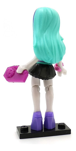 Monster High Twyla Mega Bloks Construx Mattel Skullection (Usado)