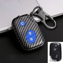 Comprar Clave 3 4 Botones Carbono Abs Coche 3 Btn Carbono Azul A