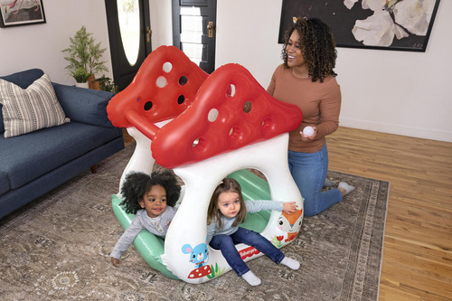 Hongo Inflable Con Pelotas 2 Fisher Price Color Mix