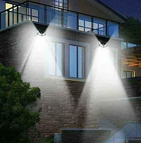 X4 Foco Solar 100 Led Con Censor De Movimiento