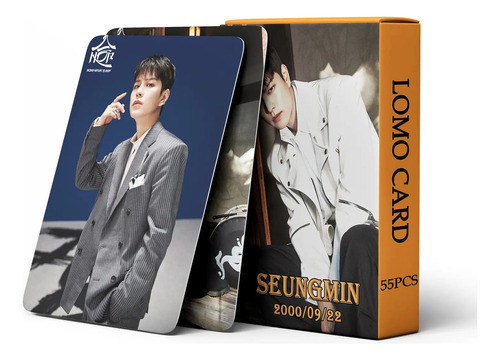 55 Photocards Stray Kids - Seungmin Edition