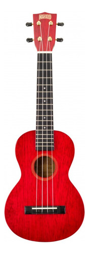 Ukelele Mahalo Hano Concert Con Funda Mh2 Puente Caoba Color Rojo Militar