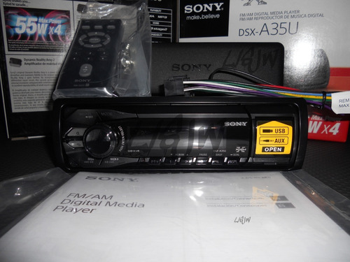 Reproductor Sony Dsx-a35u Radio Am Fm Mp3 Wma Usb Aux. No Cd