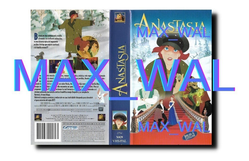 Anastasia Vhs Animación Musical Doblada Al Castellano