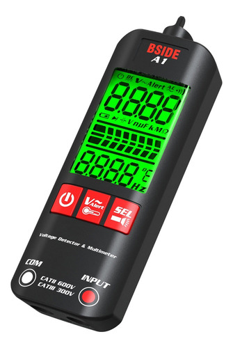... Probador Lcd Digital Bside A1 Mini Multímetro Y Detector