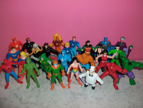 Superheroes Coleccion Jack Muñequito Muñeco Marvel Dc Comics