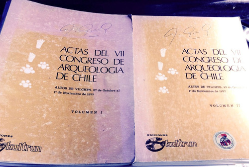 Actas Del Vii Congreso De Arqueología De Chile.vol. I Y Ii 