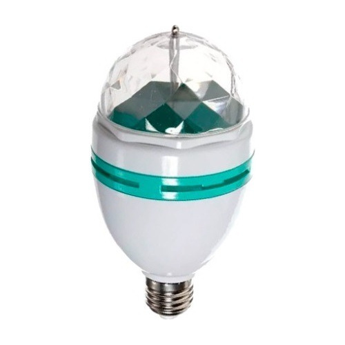 Lampara Led Colores Bulbo Giratorio (rgb) E27 220v - Lam_633