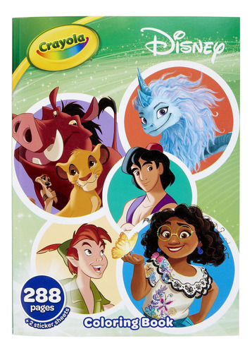 Crayola Libro Para Colorear De Animación Disney De 288 Pág