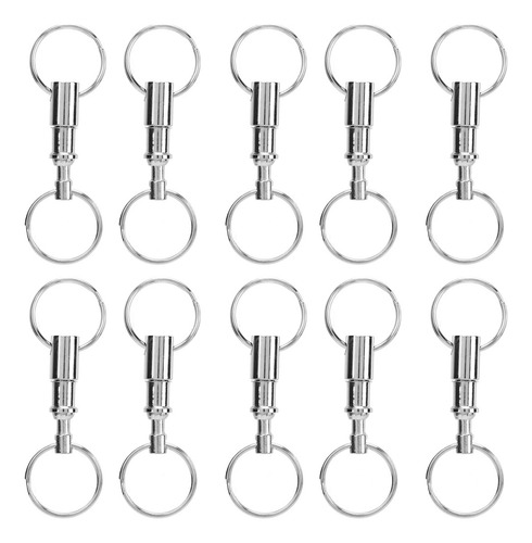 Llaveros Separables Edc Quick Release, 10 Unidades