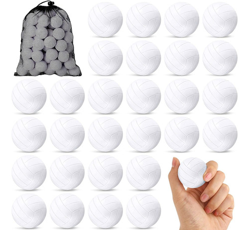 100 Piezas De Mini Pelotas De Voleibol Para El Estrés,...