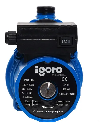 comprar Bomba Presurizadora Igoto Pac16 Automática 1\u002F6 Hp