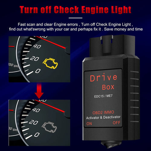 Desactivador Drive Box Edc15/me7 Obd2 Immo Activat Obd2 Driv