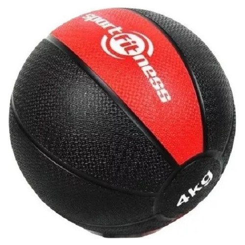 Balón Medicinal 4kg Rebote Sportfitness Entrenamiento Pr