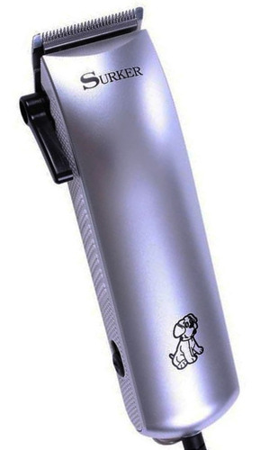 Máquina Para Mascotas Afeitadora Corta Pelo Set Plateada 10w