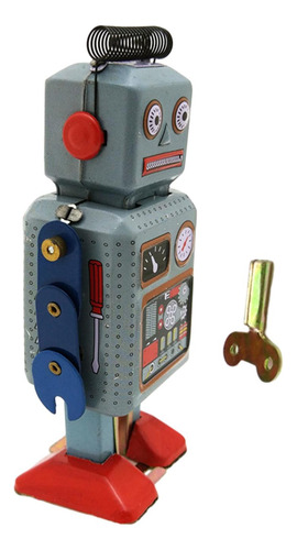 5 Juguete De Hojalata De Cuerda, Robot, Coleccionables,