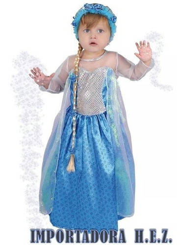 Disfraz Frozen Bebe Meses Elsa Princesa Del Hielo