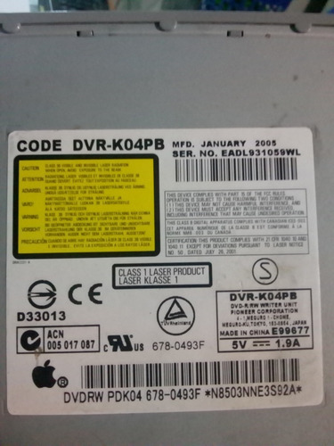 Imagen 2 de 2 de Dvd Slim De iMac Marca Apple
