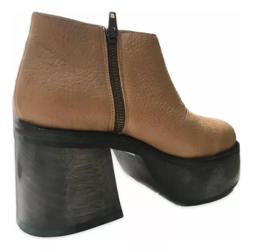 Zapatos Mujer Invierno Plataforma Cuero MercadoLibre