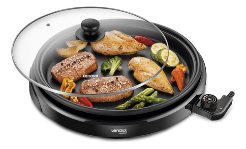 Grill Elétrico Multifuncional Gourmet Pgr151 Lenoxx Cor Preto 110V