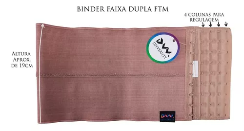 Binder19 Faixa Ftm Faixa19 Faixa Binder Trans 19cm Aprox.