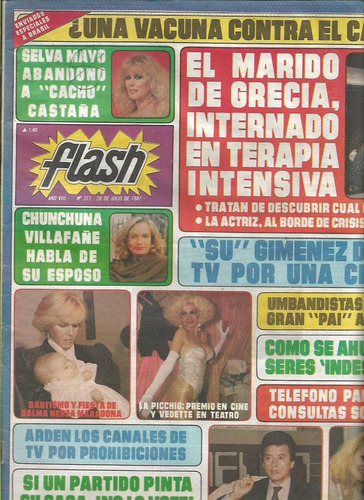 Flash / Nº 373 / 1987 / Chunchuna Villafañe / Colmenares Z18