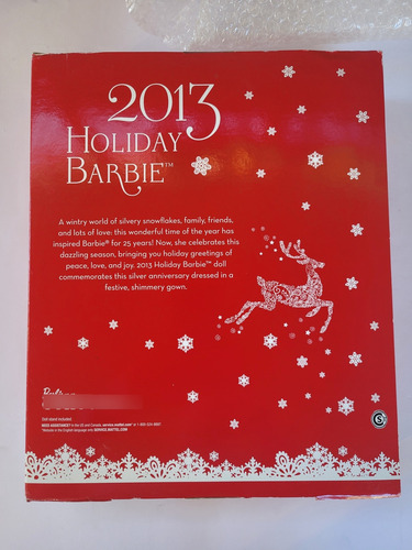 Barbie Holiday 2013 Barbies Collector Edition (morena) (Usado)
