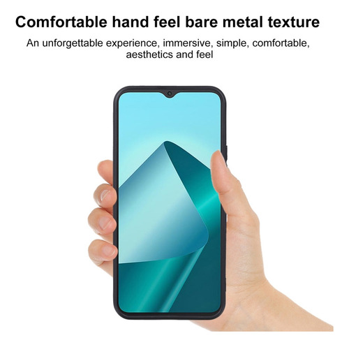 Qw Funda De Teléfono Negra De Tpu Para Wiko T20